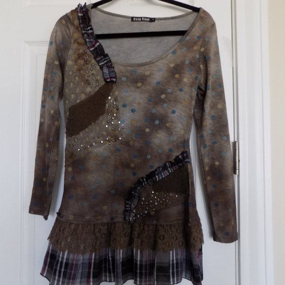 Boho dress / tunic- with studs - Picture 1 of 3